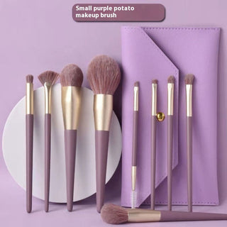 Soft Makeup Brushes (9 pcs)