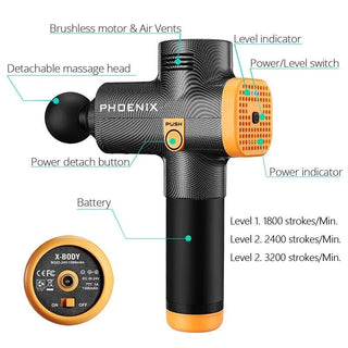 Phoenix A2 Pain Relief Massage Gun