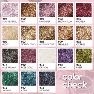 18 Colors Glitter Liquid Eyeshadow