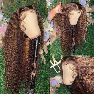 Ombre 4/27 13x4 Deep Wave Lace Front