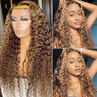 Ombre 4/27 13x4 Deep Wave Lace Front